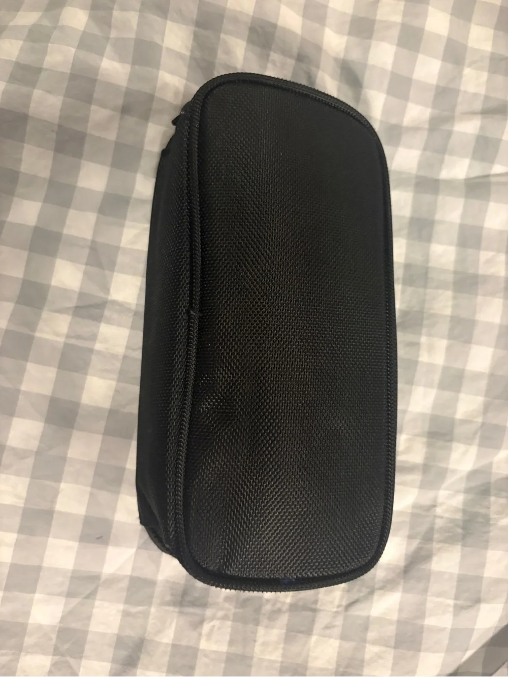 TUMI Small Black Toiletry Bag Travel Organizer Zip Pouch